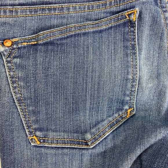 Pilcro and the Letterpress Mid Rise Jeans Skinny Anthropologie Blue Womens Sz 25 - Picture 7 of 12